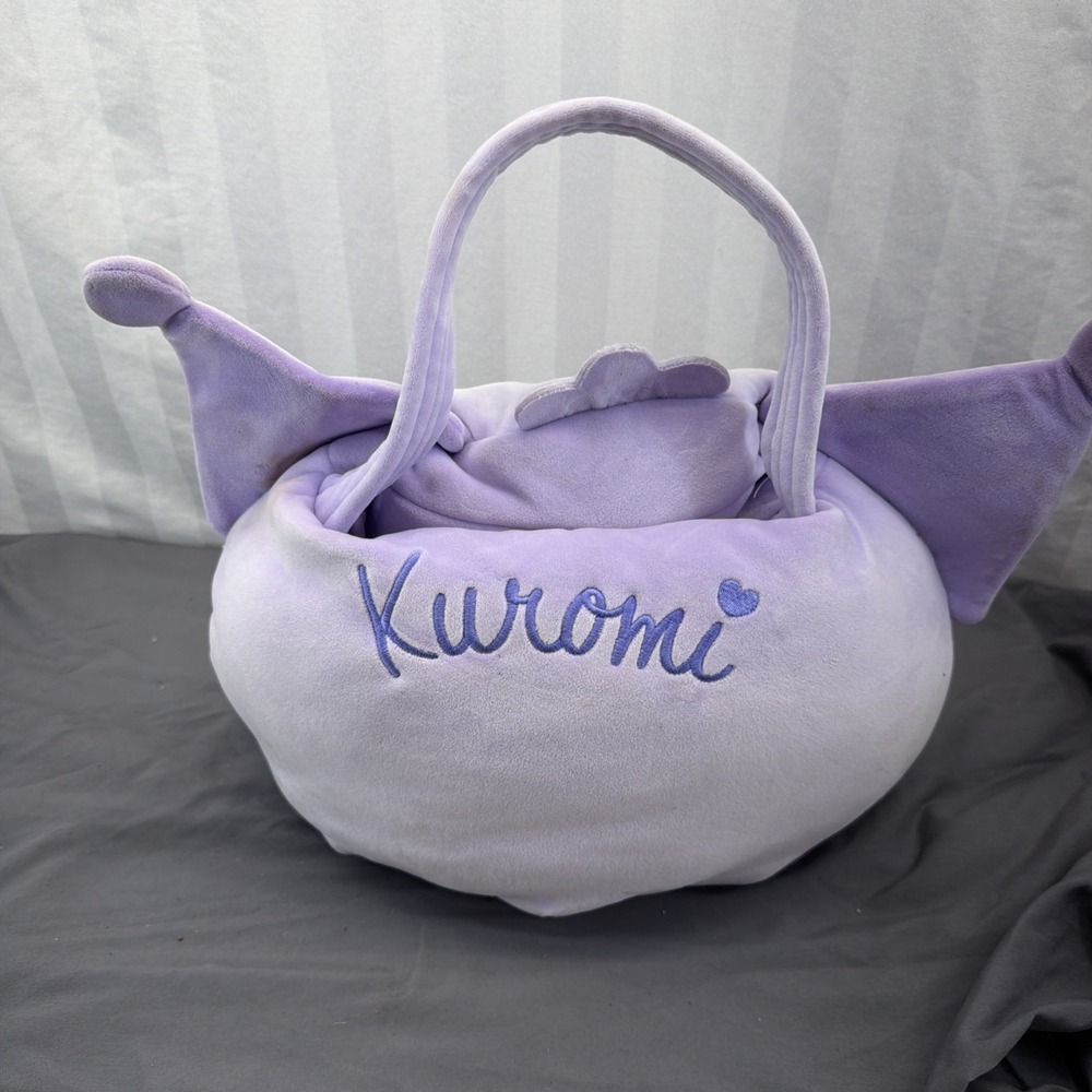 Hello Kitty and Friends Official Kuromi by Sanrio Plush Pail Accessory 10 in. - Picture 3 of 3
